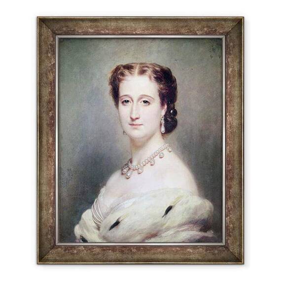 Tablou inramat - Franz Xaver Winterhalter - Portret De imparateasa Eugenie - - Roveli