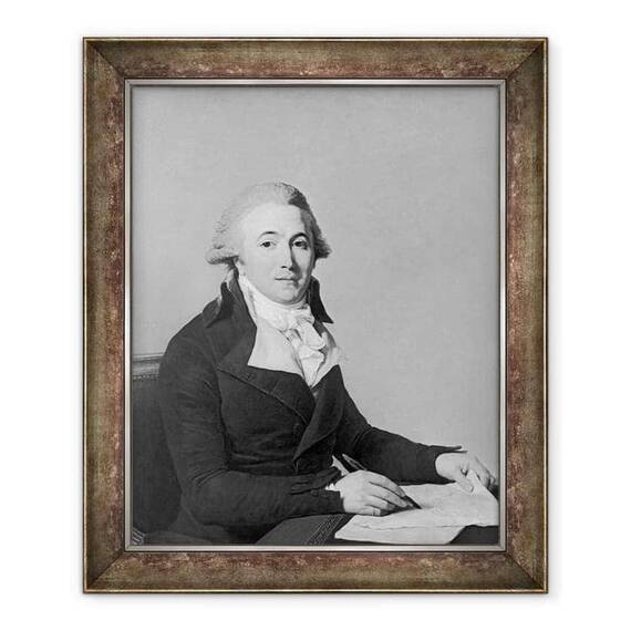 Tablou inramat - Francois Andre Vincent - Portret De Un Om Necunoscut - - Roveli