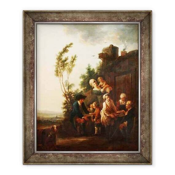 Tablou inramat - Francois Louis Joseph Watteau - Pedlar - - Roveli