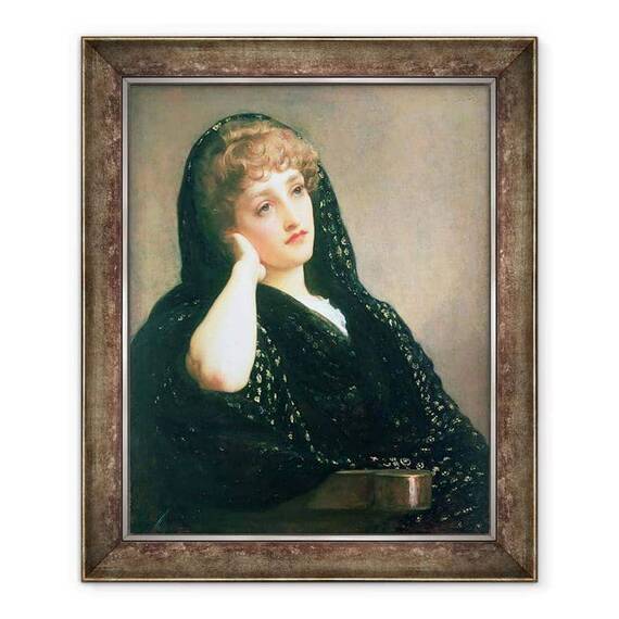 Tablou inramat - Frederic Leighton - Amintiri - - Roveli
