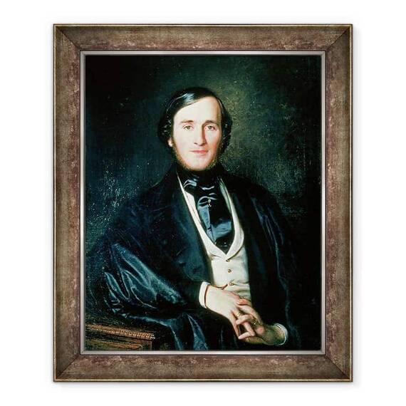 Tablou inramat - Ernst August Becker - Richard Wagner 1813-83 - - Roveli