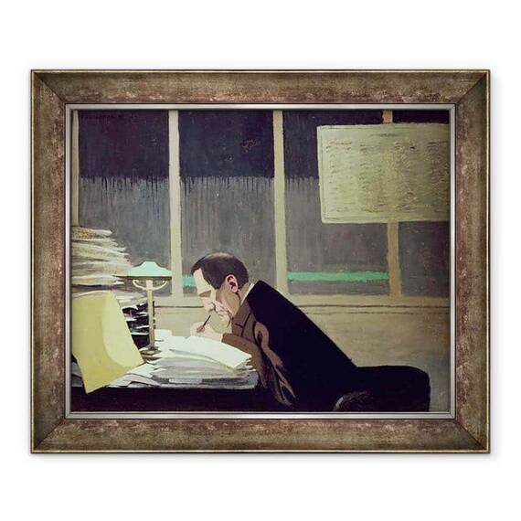 Tablou inramat - Felix Edouard Vallotton - Felix Feneon 1861-1944 la La Revue Blanche - - Roveli