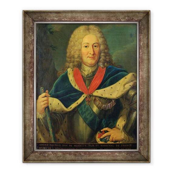 Tablou inramat - Scoala Franceza - Duke Adrien-Maurice de Noailles 1678-1766 - - Roveli