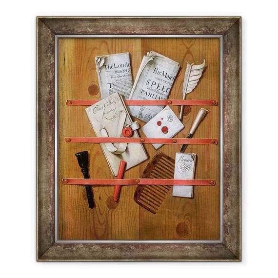 Tablou inramat - Evert Collier - Trompe loeil - - Roveli