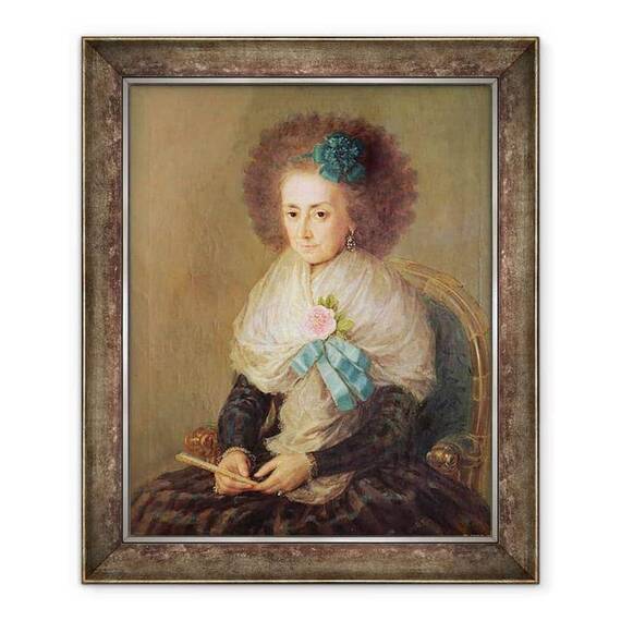 Tablou inramat - Francisco Jose de Goya y Lucientes - Dona Maria Antonia Gonzaga 1735-1801 Marquesa de Villafranca - - Roveli