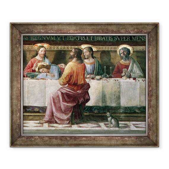 Tablou inramat - Domenico Ghirlandaio - Cina cea de Taina fresca - - Roveli