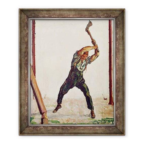 Tablou inramat - Ferdinand Hodler - Woodman - - Roveli