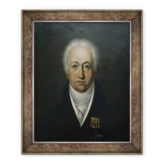 Tablou inramat - Ferdinand Jagemann - Portretul lui Goethe - - Roveli