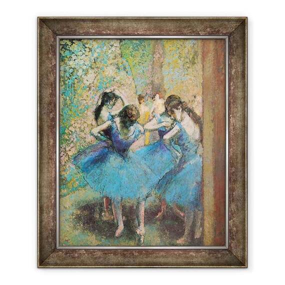 Tablou inramat - Edgar Degas - Dansatoare in albastru - - Roveli