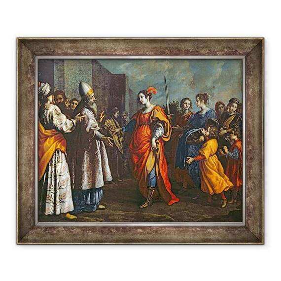 Tablou inramat - Francesco Curradi - Triumful lui Judith - - Roveli