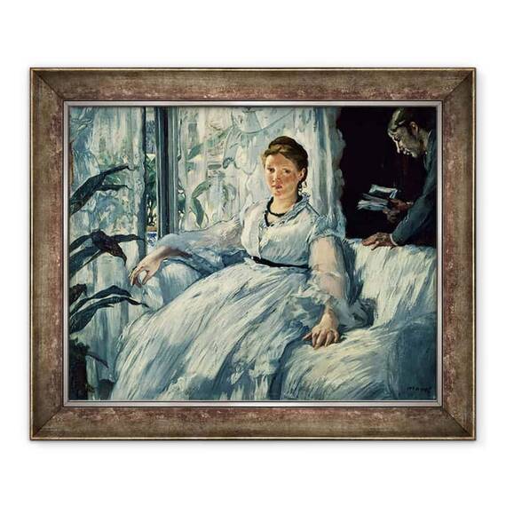 Tablou inramat - Edouard Manet - Citire - - Roveli