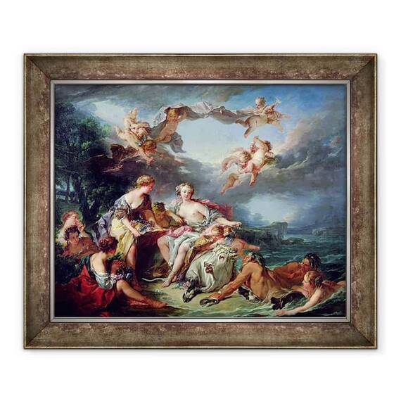 Tablou inramat - Francois Boucher - Violul Europei - - Roveli