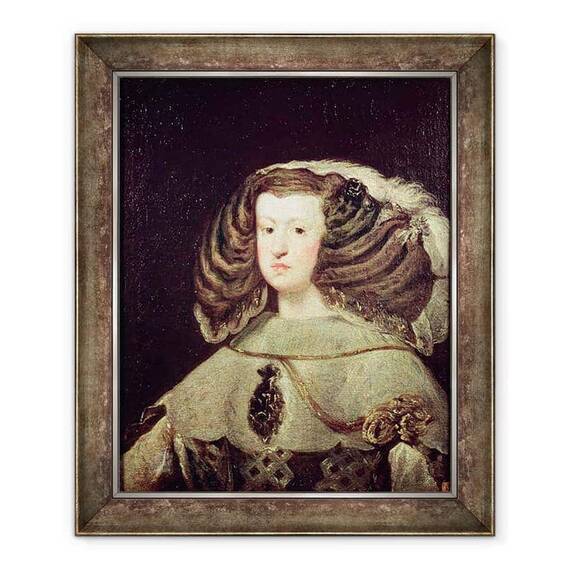 Tablou inramat - Diego Rodriguez de Silva y Velazquez - Regina Mariana a Austriei - - Roveli