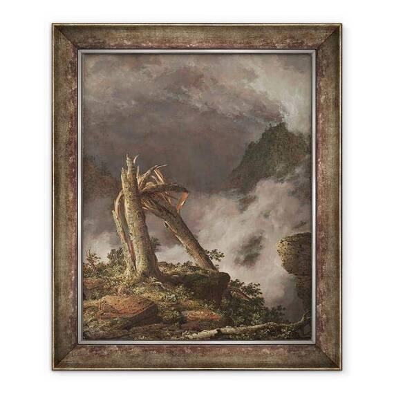 Tablou inramat - Frederic Edwin Church - Furtuna in munti - - Roveli