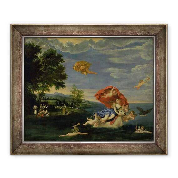 Tablou inramat - Francesco Albani - Violul Europei - - Roveli