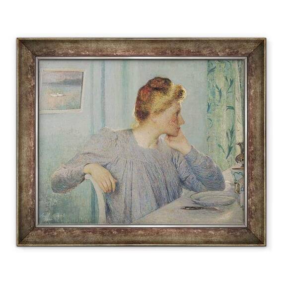 Tablou inramat - Emile Claus - Portret De O Femeie - - Roveli