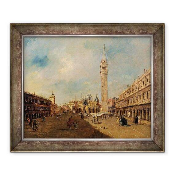 Tablou inramat - Francesco Guardi - Piazza San Marco - - Roveli
