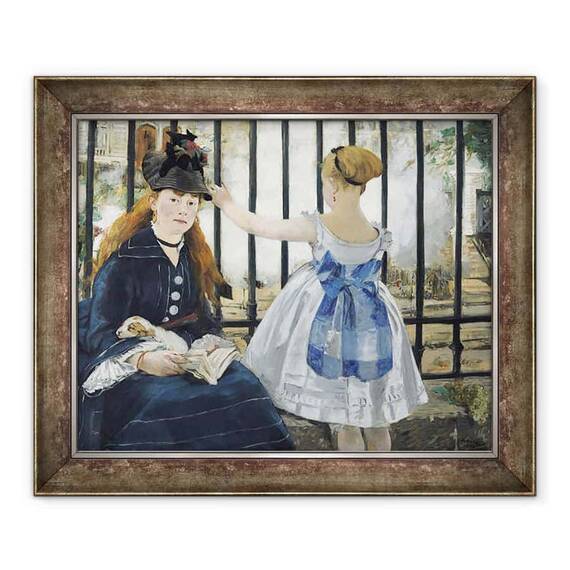Tablou inramat - Edouard Manet - Calea ferata - - Roveli