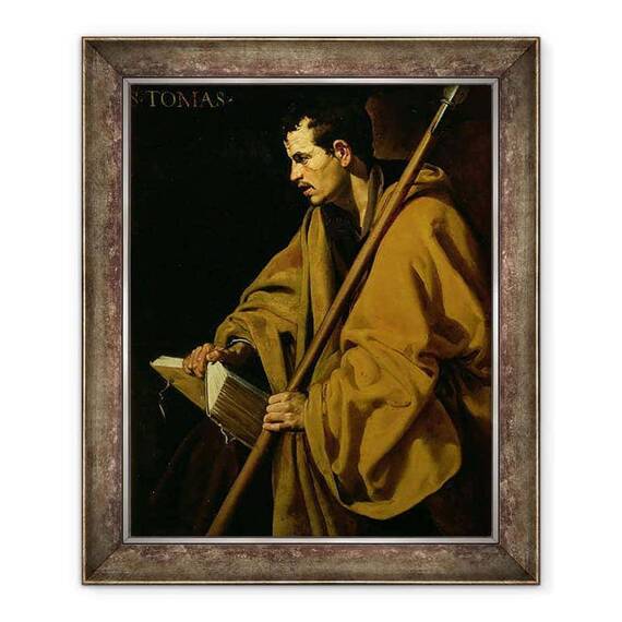 Tablou inramat - Diego Rodriguez de Silva y Velazquez - Apostolul Sfantul Toma - - Roveli