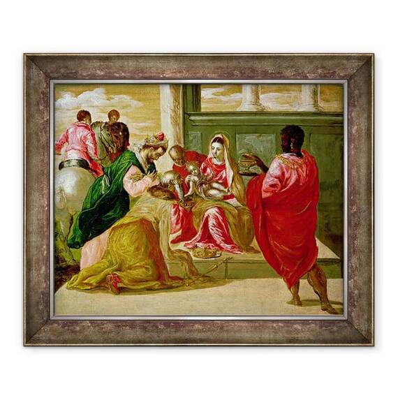 Tablou inramat - El Greco - Adorarea Magilor - - Roveli