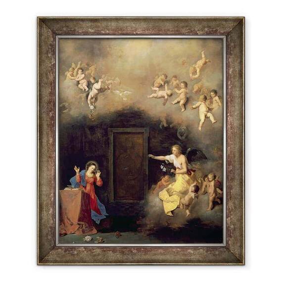 Tablou inramat - Cornelis van Poelenburgh - Buna Vestire - - Roveli