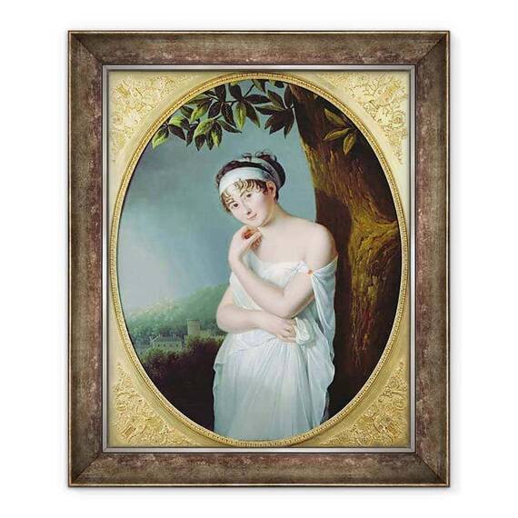 Tablou inramat - Eulalie Morin - Portretul Madame Recamier 1777-1849 - - Roveli