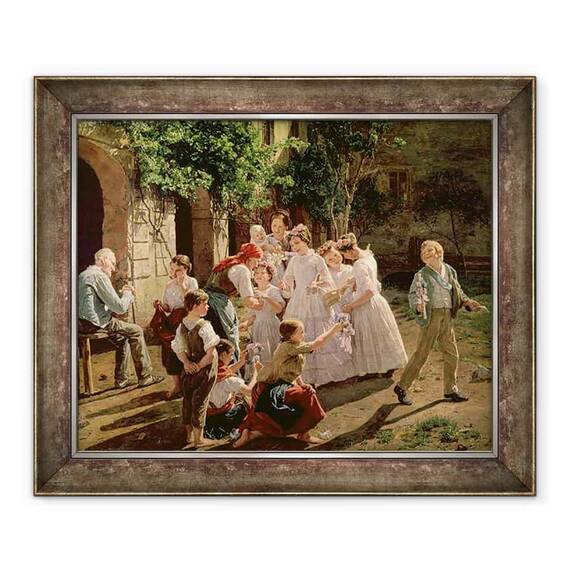 Tablou inramat - Ferdinand Georg Waldmuller - Corpus Christi - - Roveli