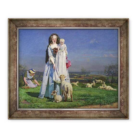Tablou inramat - Ford Madox Brown - Frumoasele Baa-Mambii - - Roveli