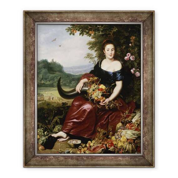 Tablou inramat - Cornelis de Vos - Alegorie de pe Pamant - - Roveli