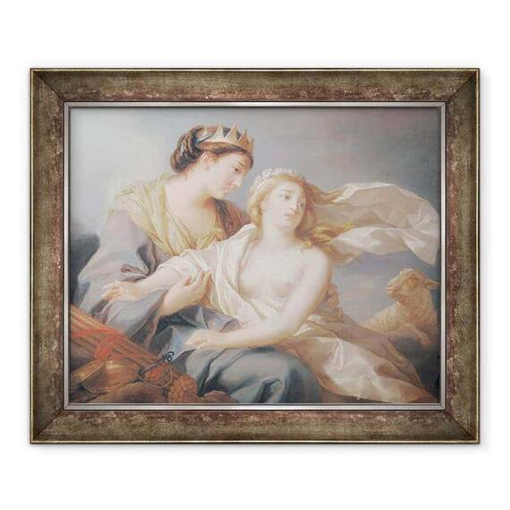 Tablou inramat - Elisabeth Louise Vigee-Lebrun - Inocenta se refugiaza in bratele justitiei - - Roveli