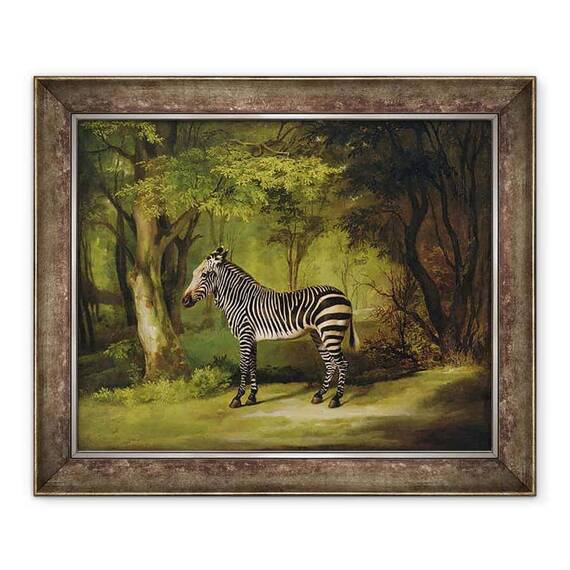 Tablou inramat - George Stubbs - O zebra - - Roveli