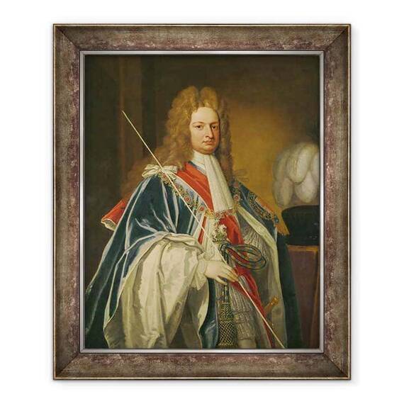 Tablou inramat - Godfrey Kneller - Robert Harley, primul conte de Oxford - - Roveli