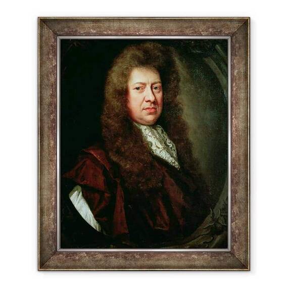 Tablou inramat - Godfrey Kneller - Samuel Pepys 1633-1703 II - - Roveli