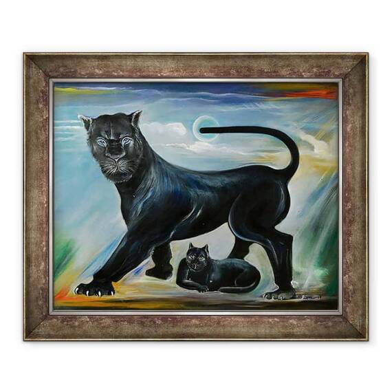 Tablou inramat - Ikahl Beckford - Pantera Neagra - - Roveli