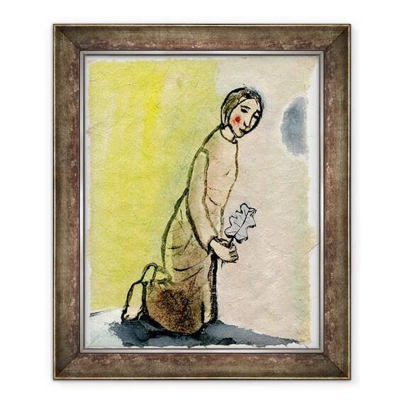 Tablou inramat - Gigi Sudbury - Frunza de stejar, 2005 - - Roveli