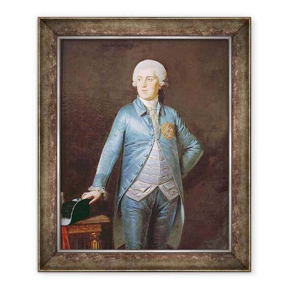 Tablou inramat - Heinrich Schmidt - Christian VII 1749-1808 1788 - - Roveli