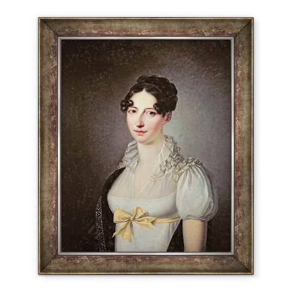 Tablou inramat - Henri Nicolas van Gorp - Doamna Laure de Berny - - Roveli