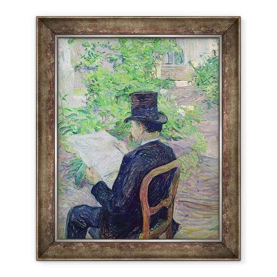 Tablou inramat - Henri de Toulouse-Lautrec - Monsieur Desire Dihau 1833-99 1890 - - Roveli