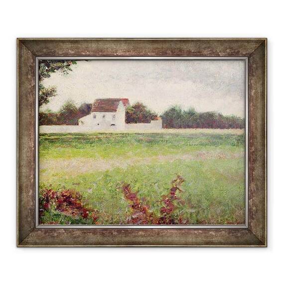 Tablou inramat - Georges Pierre Seurat - Peisaj in Ile-de-France - - Roveli
