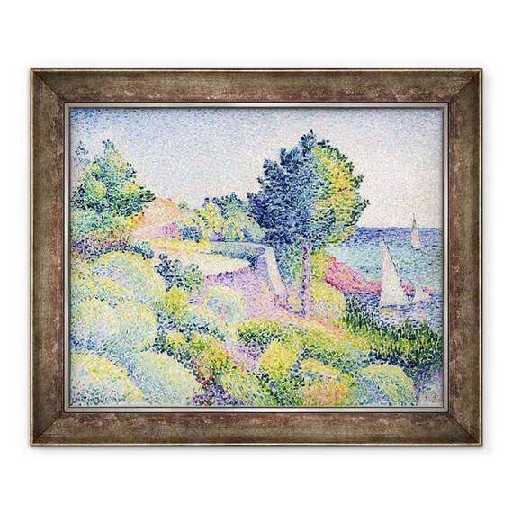 Tablou inramat - Henri-Edmond Cross - La Route sur la Cote - - Roveli