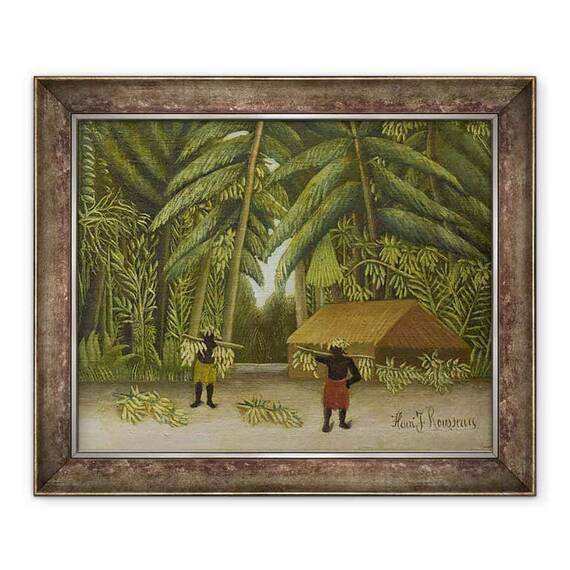 Tablou inramat - Henri J.F. Rousseau - Banana Harvest - - Roveli