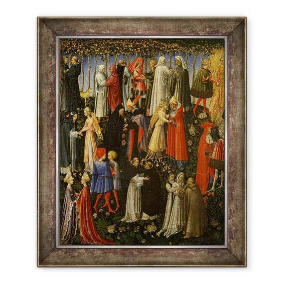 Tablou inramat - Giovanni di Paolo - Paradis - - Roveli