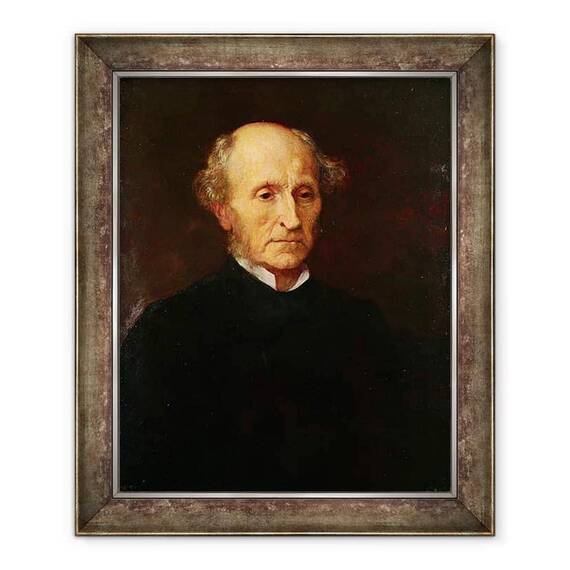 Tablou inramat - George Frederick Watts - John Stuart Mill - - Roveli