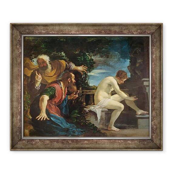 Tablou inramat - Guercino - Susanna si Batranii - - Roveli