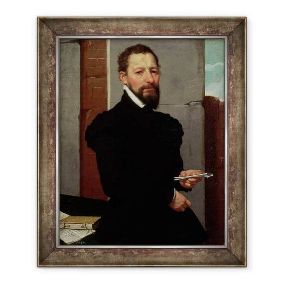 Tablou inramat - Giovanni Battista Moroni - Giovanni Pietro Maffeis 1533-1603 - - Roveli