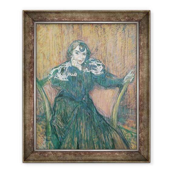 Tablou inramat - Henri de Toulouse-Lautrec - Doamna Berthe Bandy - - Roveli