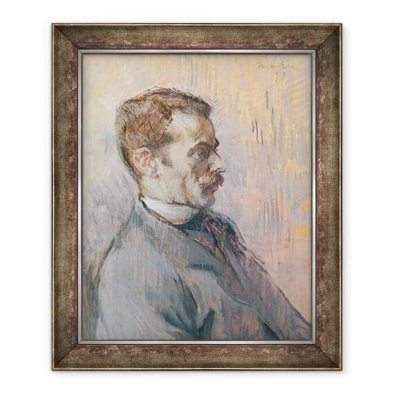Tablou inramat - Henri de Toulouse-Lautrec - Garda mea, Chateau de Madrid la Neuilly - - Roveli