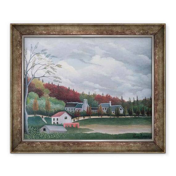 Tablou inramat - Henri J.F. Rousseau - Bievre la Gentilly - - Roveli