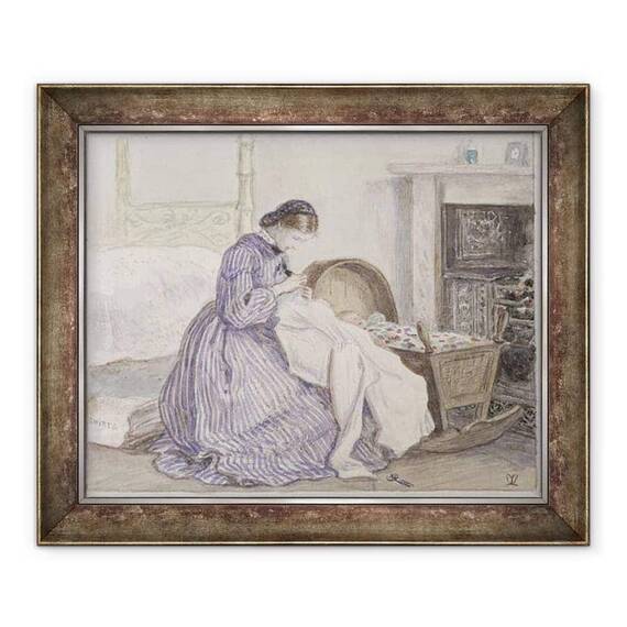 Tablou inramat - John Everett Millais - Stewart Harrison e Iceberg - croitoreasa - - Roveli