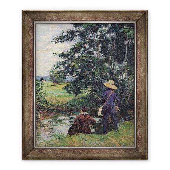 Tablou inramat - Jean Baptiste Armand Guillaumin - Pescarii - - Roveli